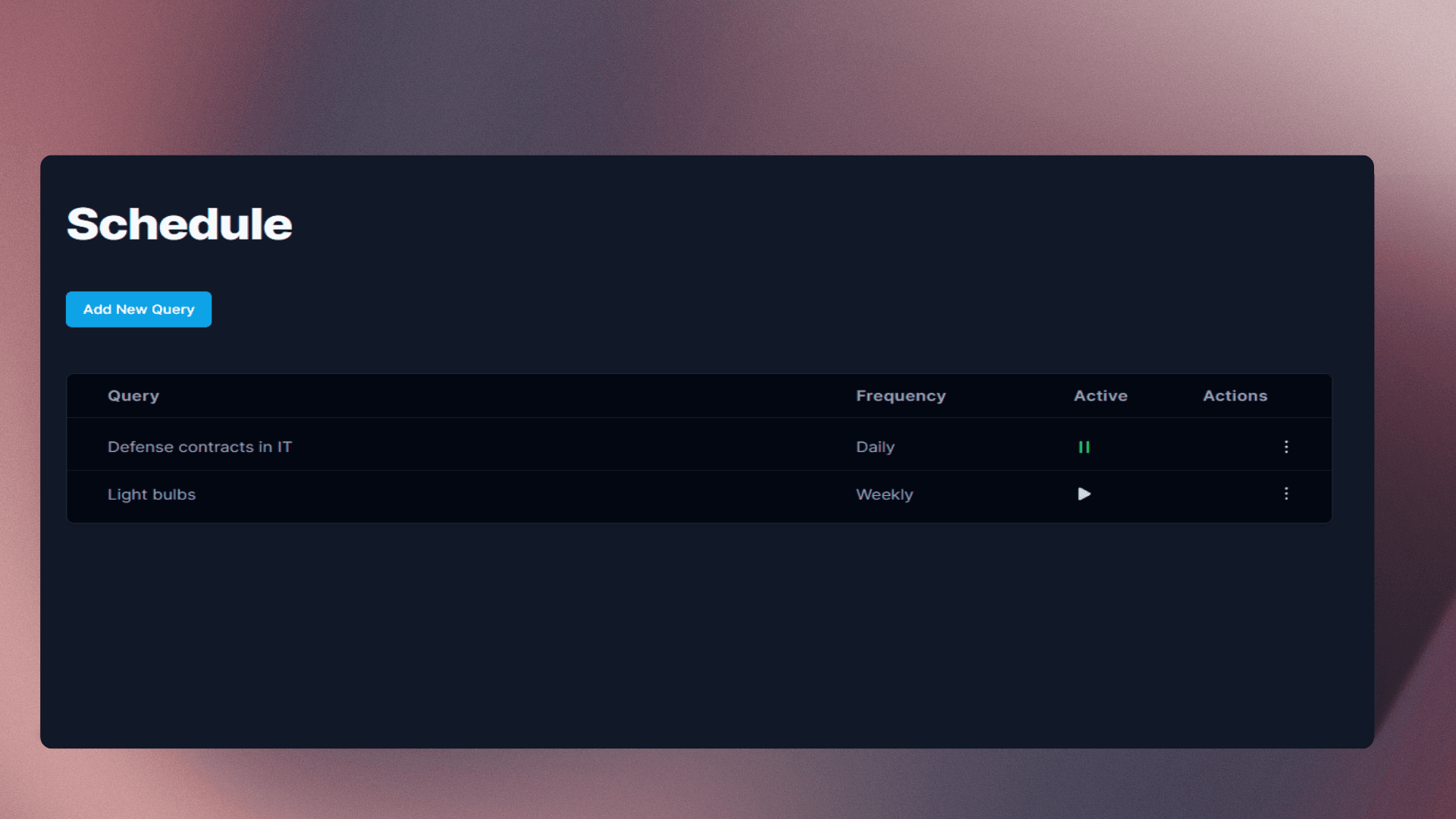Cover Image for Unleashing Efficiency with SamSearch's New Search Scheduling Feature for Streamlined Contract Discovery