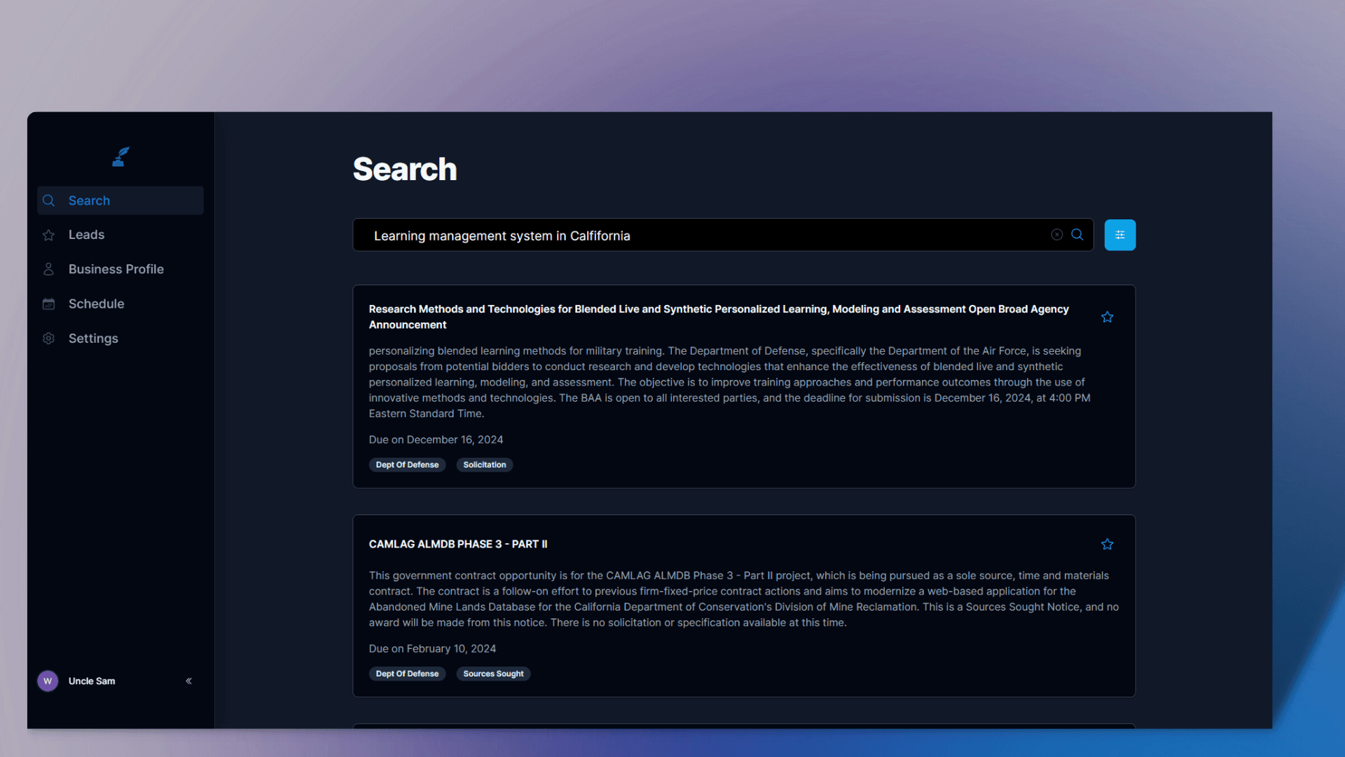 Cover Image for Introducing SamSearch's Advanced AI Search: Revolutionizing Government Contract Discovery