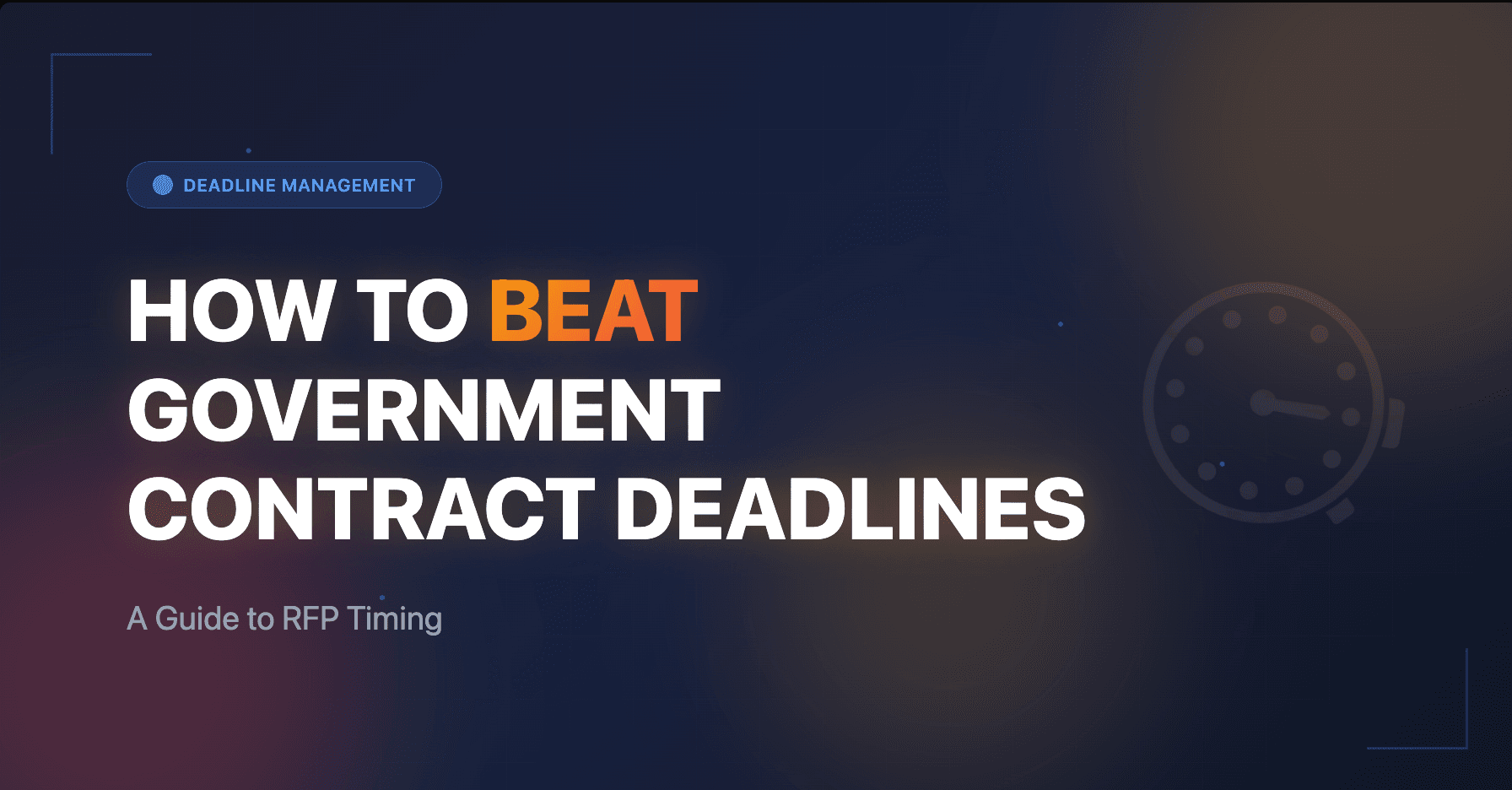 Cover Image for Why Government Contractors Keep Missing Bid Deadlines (And How to Fix It)