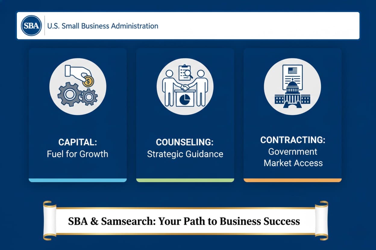 Cover Image for The SBA Ecosystem: How to Leverage Capital, Counseling, and Contracting for Growth