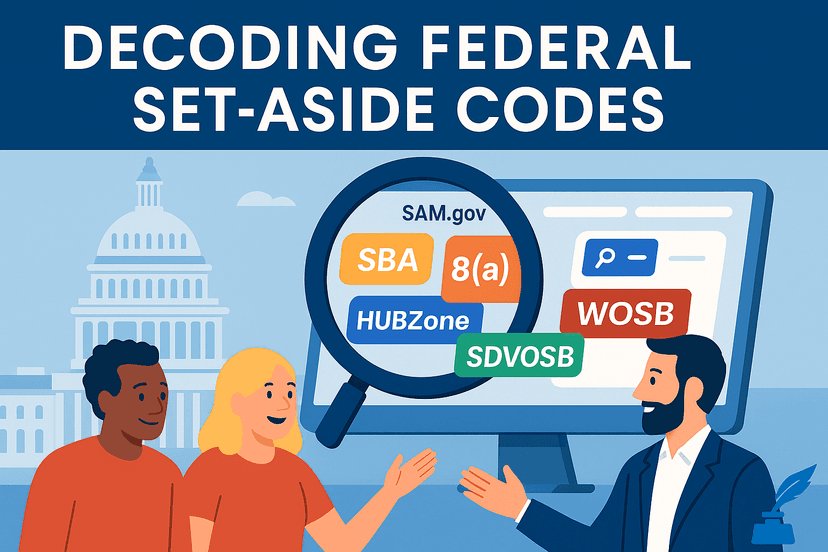 Government Set-Aside Codes: What You MUST Know