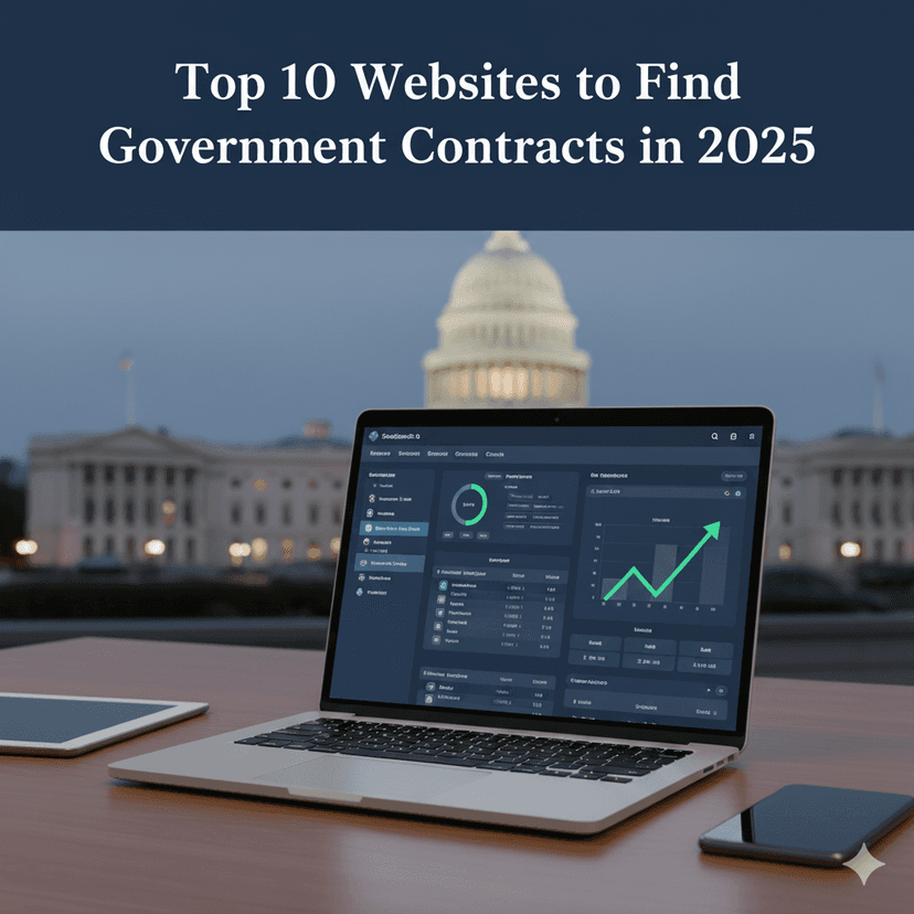 Top 10 Websites to Find Government Contracts in 2025 | The Ultimate Guide