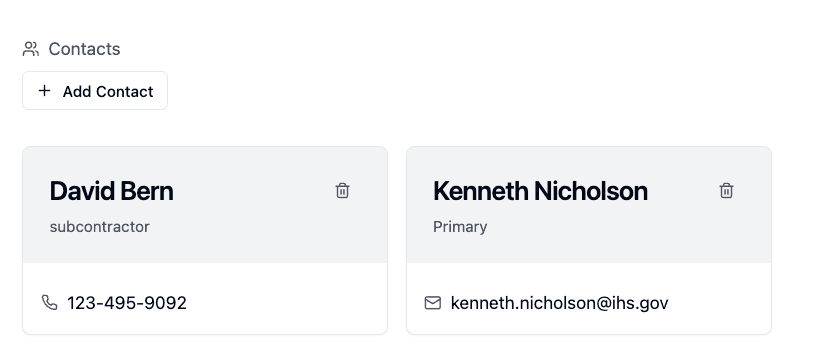 🤝 Stakeholder & Contact Management