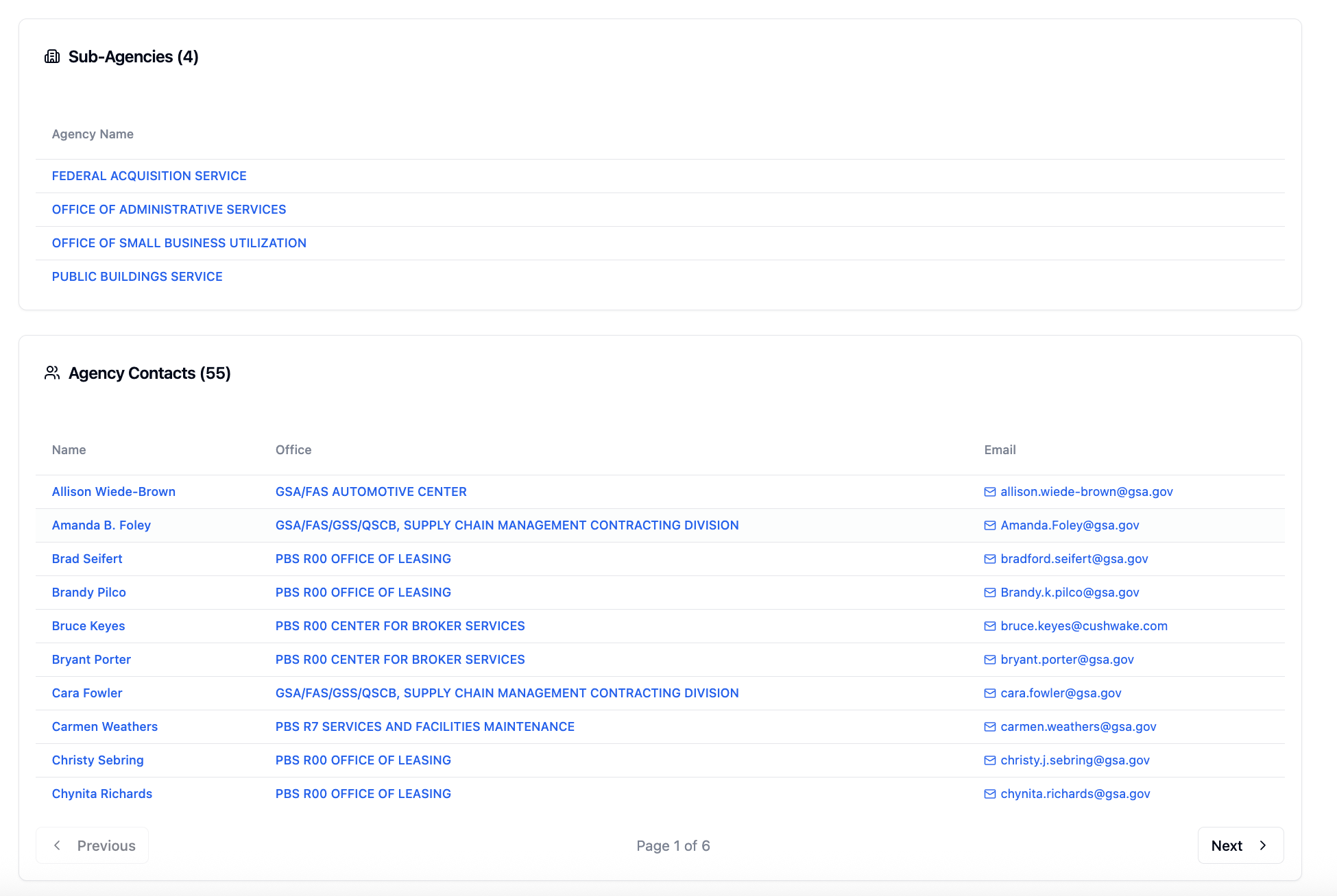 Agency Buyer & Contracting Officer Contacts - Market Watch feature illustration