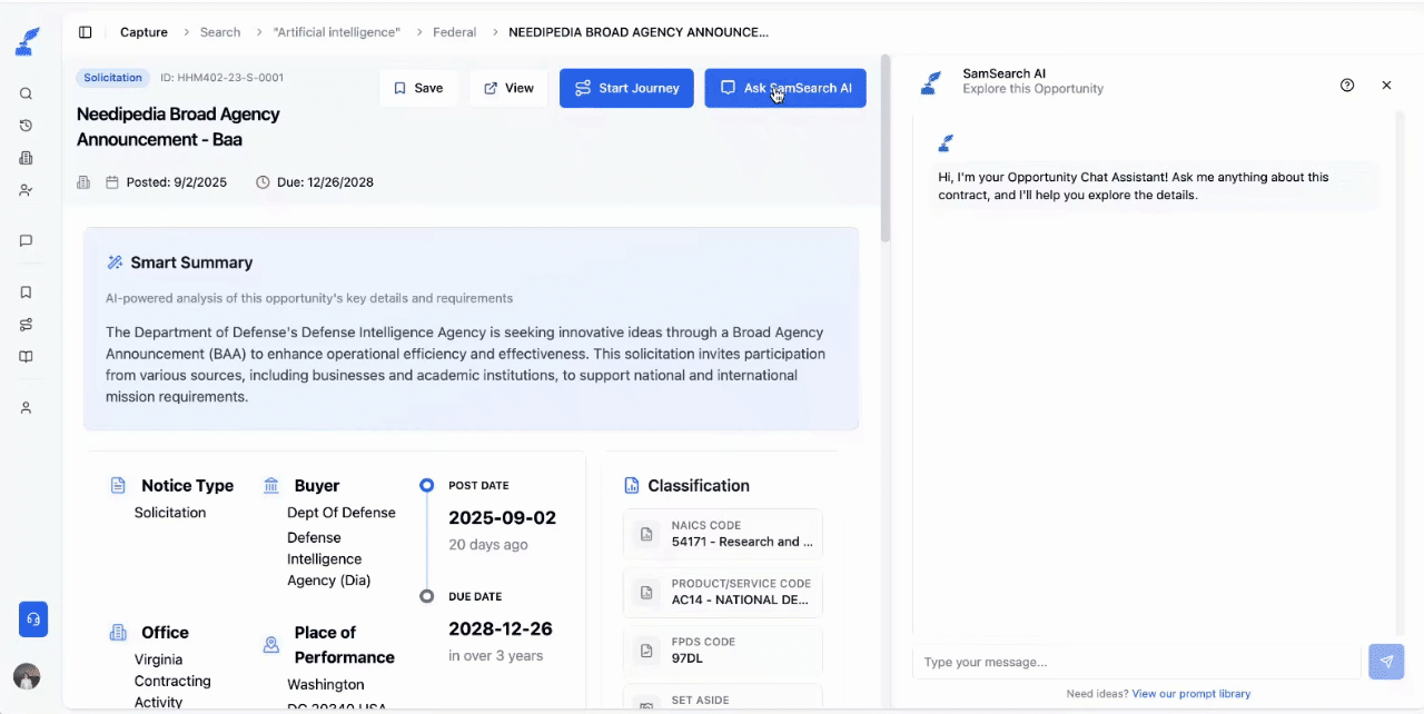 SamSearch Platform