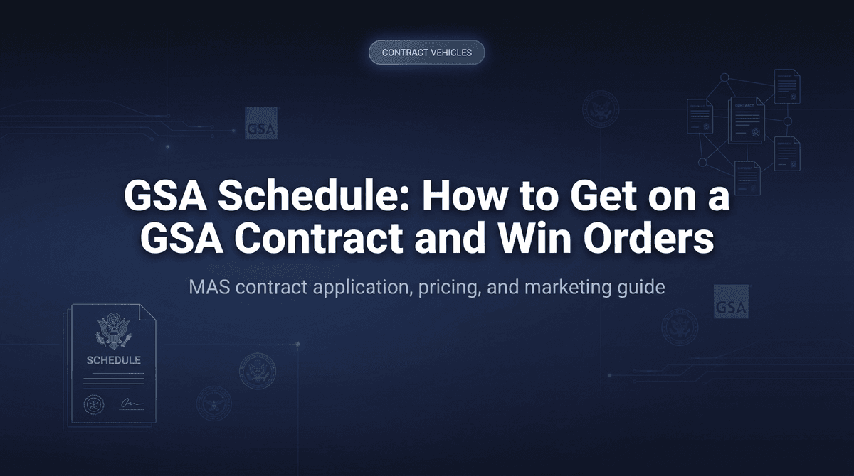 GSA Schedule: How to Get on a GSA Contract and Win More Work