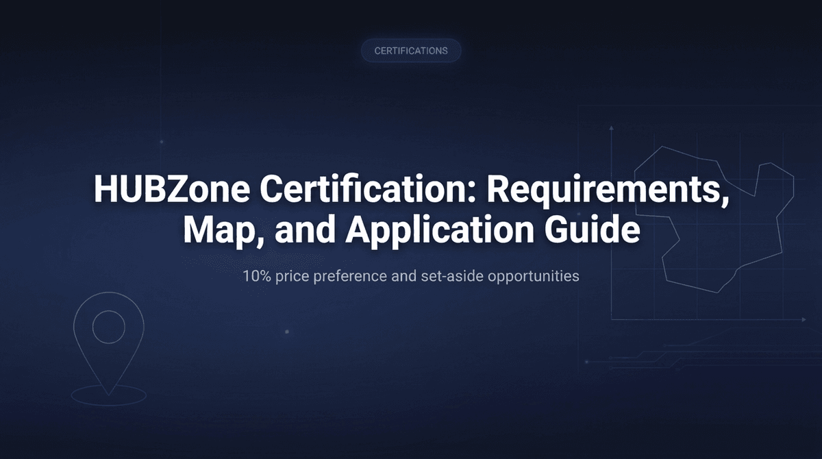 HUBZone Certification: Requirements, Map, and Application Guide