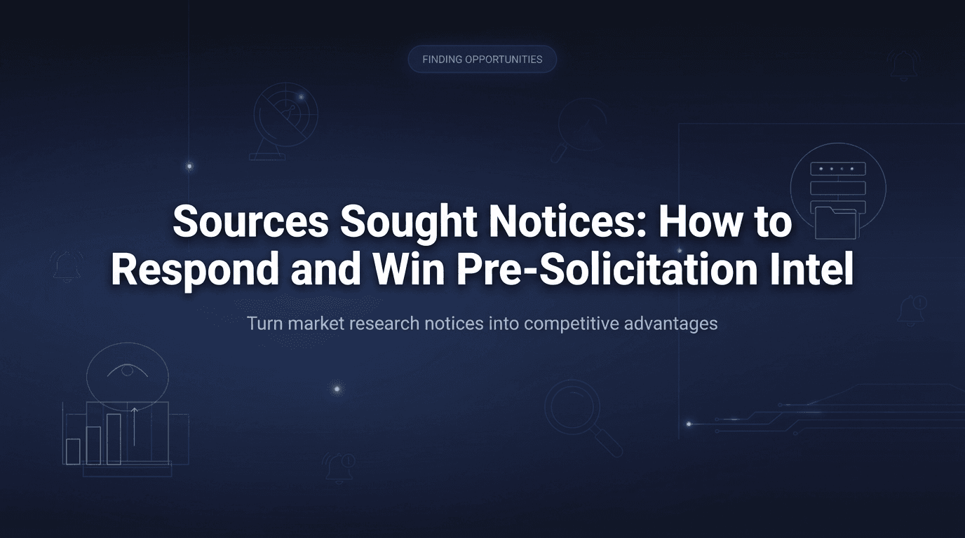 Cover Image for How to Respond to Sources Sought Notices (And Why You Should)