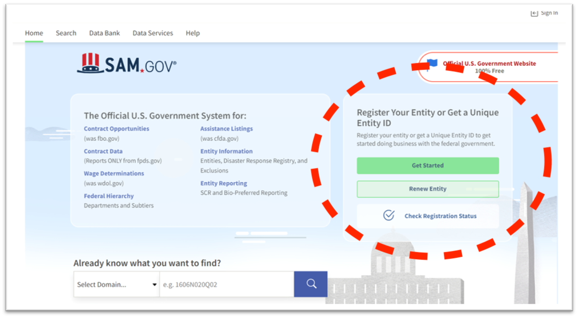 SAM.gov registration