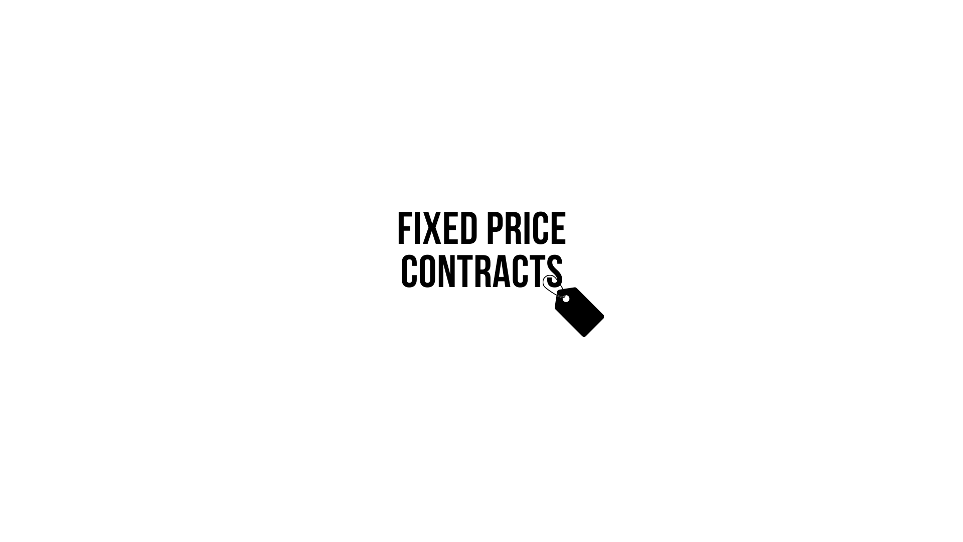 Fixed price government contracts