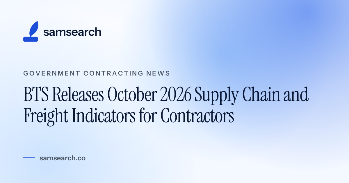 BTS Releases October 2026 Supply Chain and Freight Indicators for ...